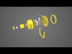 เครื่องปรับแสงฉุกเฉิน LED ซีรีส HRJ สถานที่อันตราย สามารถชาร์จใหม่ได้ 30W 60W